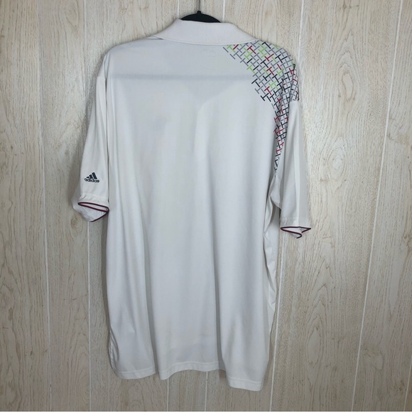 Adidas Golf ClimaCool Performance Torrey Pines White Polo Shirt - Picture 2 of 9